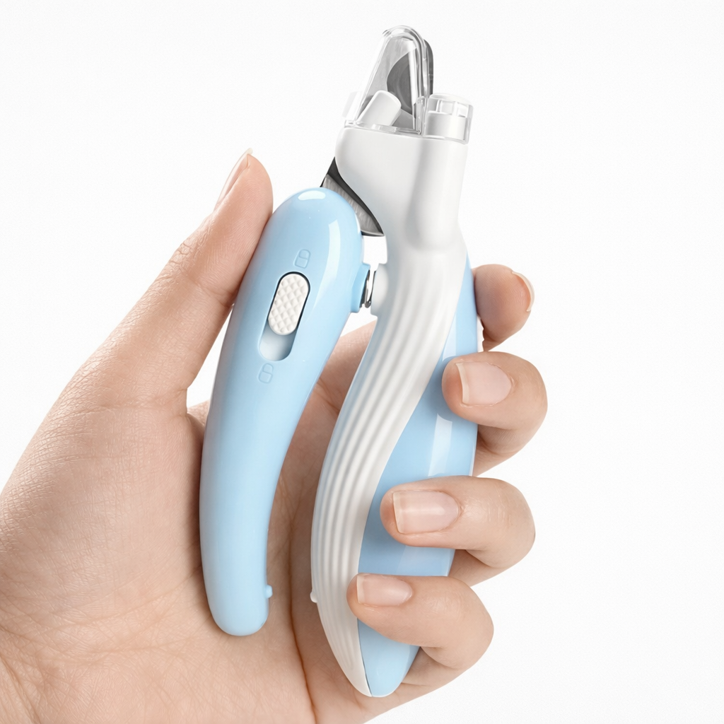 Tagliaunghie con luce LED per Cani e Gatti  – Sicuro e Facile da Usare