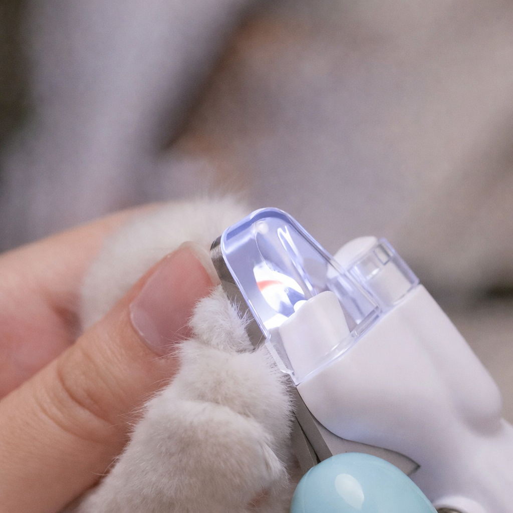 Tagliaunghie con luce LED per Cani e Gatti  – Sicuro e Facile da Usare