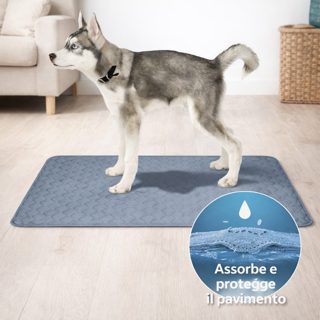 Tappetino Assorbente Lavabile – Impermeabile e Antiscivolo